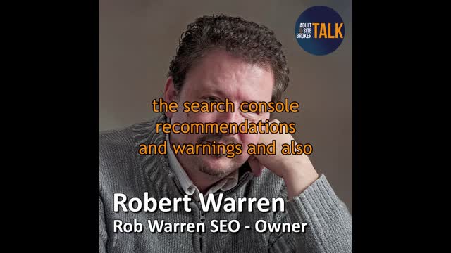 Adult Site Broker Talk Episode 239 with Robert Warren of Robert Warren SEO